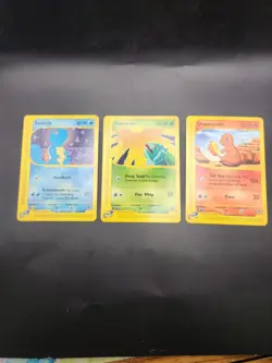 2002 Expedition Starter Pokemon Bulbasaur 95 Charmander 97 Squirtle 132 - Image 1
