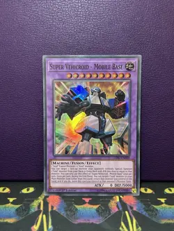 Yu-Gi-Oh! Super Vehicroid Mobile Base 1st Edition LEDU-EN030 Super Rare NM - Image 1