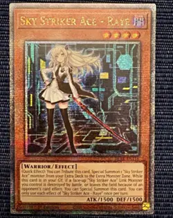 Yu-Gi-Oh! Sky Striker Ace - Raye BLTR-EN116 Quarter Century Secret Rare - Image 1