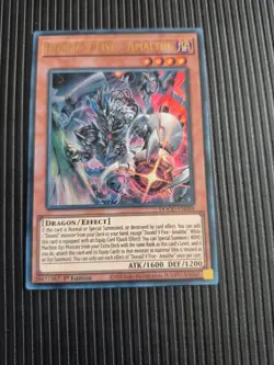 Yu-Gi-Oh TCG Doomz V Five Amalthe Ultra Rare Card 1st Edition DOOD-EN009 - Image 1