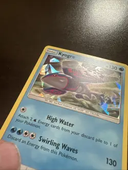 Kyogre 53/236 Cracked Ice Holo NM Pokemon TCG Sun & Moon Cosmic Eclipse Theme De - Image 2