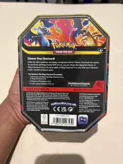 Pokemon TCG Mega Charizard ex X Tin Brand New & Sealed - Image 2
