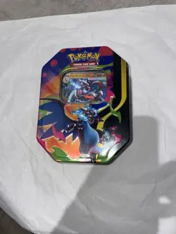 Pokemon TCG Mega Charizard ex X Tin Brand New & Sealed - Image 1