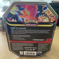 Pokemon TCG Mega Charizard Ex X Tin, Brand New & Sealed promo - Image 2