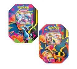 Pokemon TCG Mega Charizard X & Y Mega Evolution Tin Set - 2 Tins -New & Sealed - Image 2