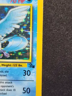 Articuno 2/62 Fossil Unlimited Holo Rare Pokemon - Image 3