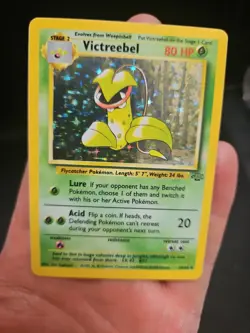 Pokemon TCG Victreebel Holo Unlimited Rare Card Jungle Series 14/64 Nm - Image 3