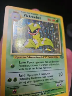 Pokemon TCG Victreebel Holo Unlimited Rare Card Jungle Series 14/64 Nm - Image 4