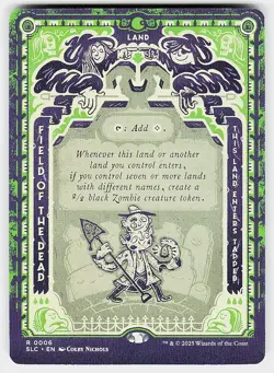 Field of the Dead R Secret Lair Countdown Kit 6 NM - Image 1
