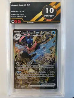 Carte Pokemon FR Amphinobi ex (SVP 132) SV Black Star Promos CGG 10 24760043 - Image 1