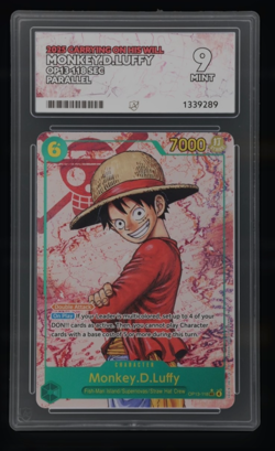 Monkey.D.Luffy SEC Alt Art OP13-118 One Piece Carrying On His Will ACE 9 - Image 1