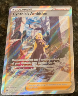 Cynthia's Ambition GG60/GG70 Crown Zenith: Galarian Gallery Holo pokemon TCG - Image 1
