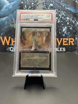 2023 Magic Lord of the Rings 758 Dawn of a New Age Surge Foil PSA 9 Pop 2 - Image 1