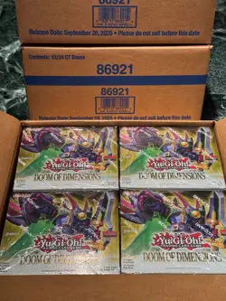 YuGiOh! Doom of Dimensions - Booster CASE Factory Sealed - 12 Booster Boxes - Image 2