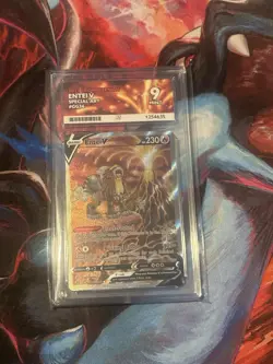 Entei v Crown Zenith Galarian Gallery Pokemon TCG Card GG36/GG70 Ace 9 - Image 1