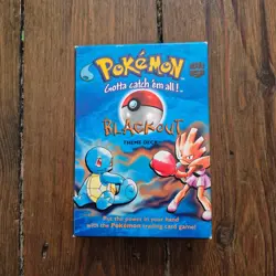 Pokemon TCG Base Set Black Out Theme Deck - EMPTY BOX Wizards of The Coast - Image 2