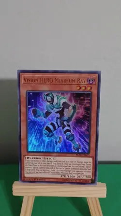 2019 Yugioh Vision Hero Minimum Ray BLHR-EN005 Ultra Rare Hero's Revenge - Image 1
