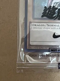 YUGIOH RED-EYES BLACK DRAGON NIKE WORLDS PROMO NKC1-EN002 COLLABORATION 2025 - Image 5