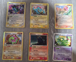 Pokemon TCG EX Delta Species 6-Card Lot Meganium Gyarados Sceptile ex 2005 - Image 1
