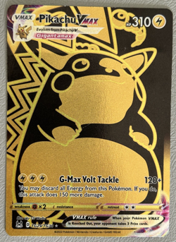 Pokemon TCG Pikachu VMAX TG29/TG30 Gold Secret Rare Lost Origin - DMG/READ DESC - Image 1