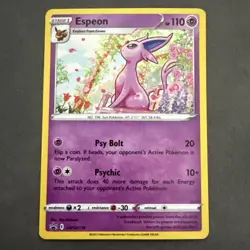 ESPEON SWSH174 BLACK STAR PROMO HOLO RARE POKEMON TCG: SWORD & SHIELD - Image 1