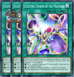 Yugioh! 3x Fleeting Flower of the Magician DOOD-EN089 Common 1st Ed NM - Image 1
