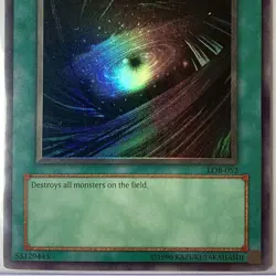 YUGIOH DARK HOLE LOB-052 🌑 SUPER RARE 🌟 LP - Image 3