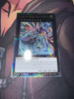 Yu-Gi-Oh! Exosisters Magnifica RA02-EN038 Quarter Century Secret Rare 1st - Image 1