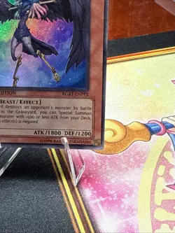 Yu-Gi-Oh Blackwing Shura the Blue Flame Super Rare Limited Edition RGBT-ENPP2 MP - Image 4