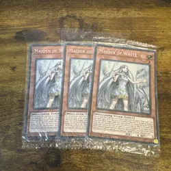 Yu-Gi-Oh! TCG Maiden of White Secret Rare Card 25LP-EN018 Playset 1st Edition - Image 1
