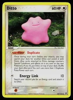 Pokemon Card - Ditto Delta Species 35/113 Uncommon - Image 1