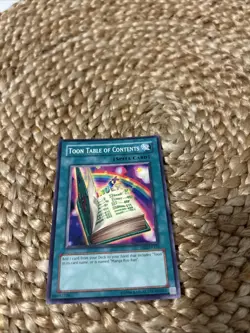 Yu-Gi-Oh DB2-EN121 Toon Table of Contents Unlimited Edition NM Condition - Image 1