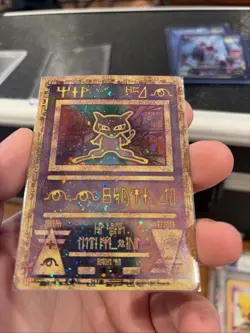 Pokemon TCG Ancient Mew Promo Holo Rare Card 1999/2000 NM Condition Swirl! - Image 1