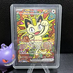 Meowth ex 121/088 Perfect Order SIR Pokemon TCG English (NM/M) - Image 1