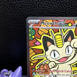 Meowth ex 121/088 Perfect Order SIR Pokemon TCG English (NM/M) - Image 4