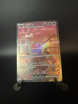 Pokemon Mew ex SVP 053 Black Star Promo Full Art Holo 151 Near Mint NM - Image 2