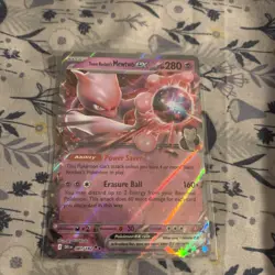 Pokemon Team Rocket's Mewtwo ex 081/182 Destined Rivals Double Rare Holo NM - Image 1