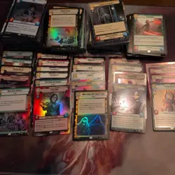 SWU lot of foil hyperspace and regular cards from SOR TWI SHO over 125 rares - Image 1