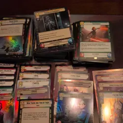 SWU lot of foil hyperspace and regular cards from SOR TWI SHO over 125 rares - Image 5