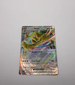 Team Rocket's Persian ex 150/182 Double Rare Destined Rivals Pokemon Holo NM - Image 1