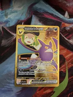 Pokemon TCG Card Team Rocket's Crobat ex 242/182 Destined Rivals Hyper Rare - NM - Image 1