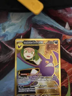 Pokemon TCG Card Team Rocket's Crobat ex 242/182 Destined Rivals Hyper Rare - NM - Image 2