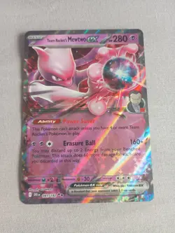 Team Rocket's Mewtwo EX 81/182 Destined Rivals Pokemon TCG - Image 1