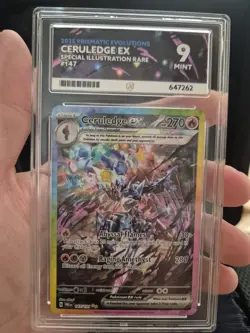 Ceruledge EX 147/131 SV Prismatic Evolutions Holo ACE 9 Mint Pokemon Card - Image 1
