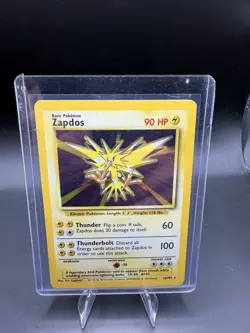 Pokemon Card TCG Zapdos Base Set Holo 16/102 NM - Image 1