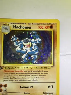 Pokemon TCG: Rare Machamp 8/102, Base Set, 1st Edition, Holo - German Version - Image 2