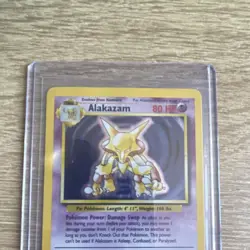 Pokemon TCG Alakazam Base Set Unlimited 1/102 1999 Holo Rare English 80HP - Image 3