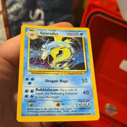 Wizards of the Coast Pokemon TCG Gyarados Base Set Holo Rare 6/102 English 1999 - Image 3