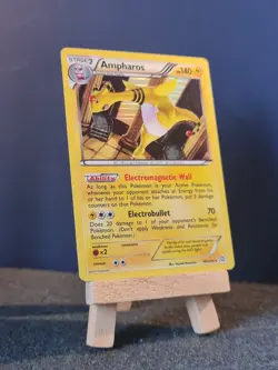 Pokemon Cards Ampharos 40/124 Holo Dragons Exalted Holo Rare LP - Image 2