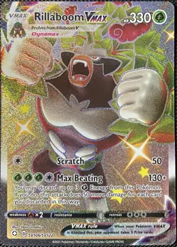 Rillaboom VMAX SV106/SV122 Shining Fates: Shiny Vault Holo - Pokemon Card - Image 1